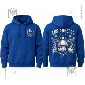 Los Angeles Dodgers 2026 NL West Champions Crewneck Sweater - photo 2