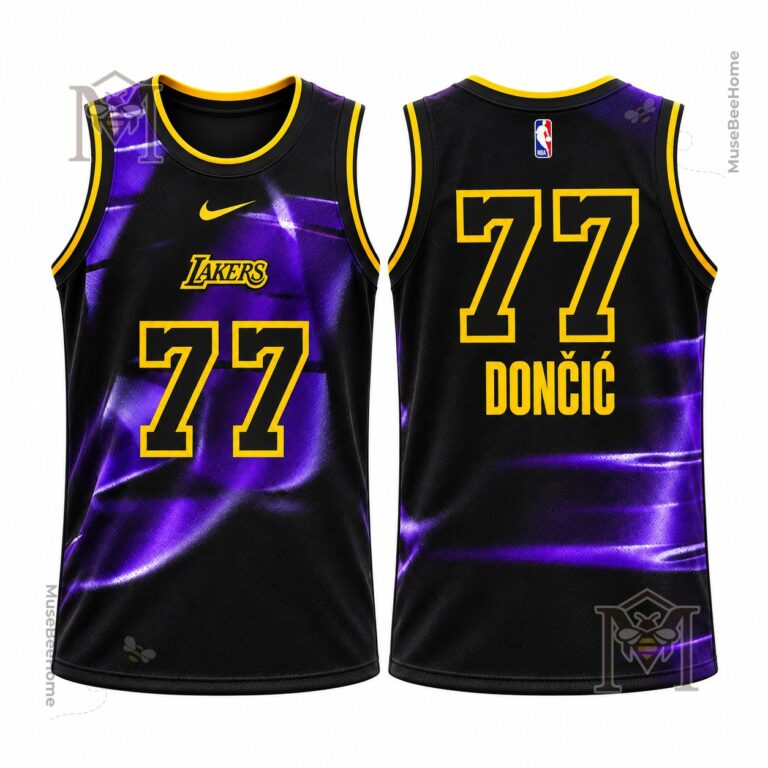 Los Angeles Lakers Luka Doncic Specter Basketball Jersey - photo 2