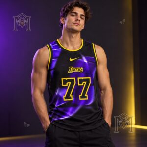 Los Angeles Lakers Luka Doncic Specter Basketball Jersey - photo 3