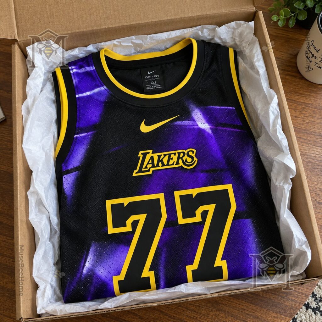 Los Angeles Lakers Luka Doncic Specter Basketball Jersey - photo 4