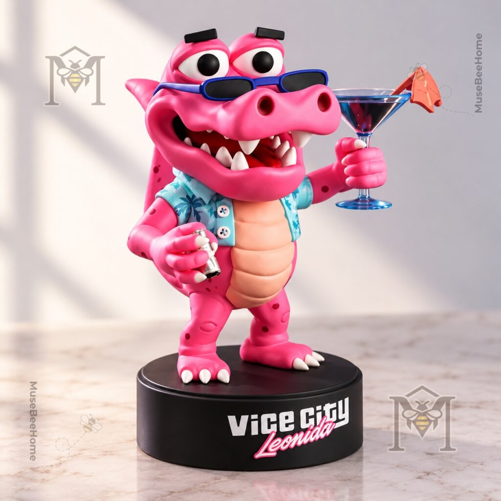 Macca the Gator Vice City Leonida Grand Theft Auto VI GTA 6 Figure - photo 2