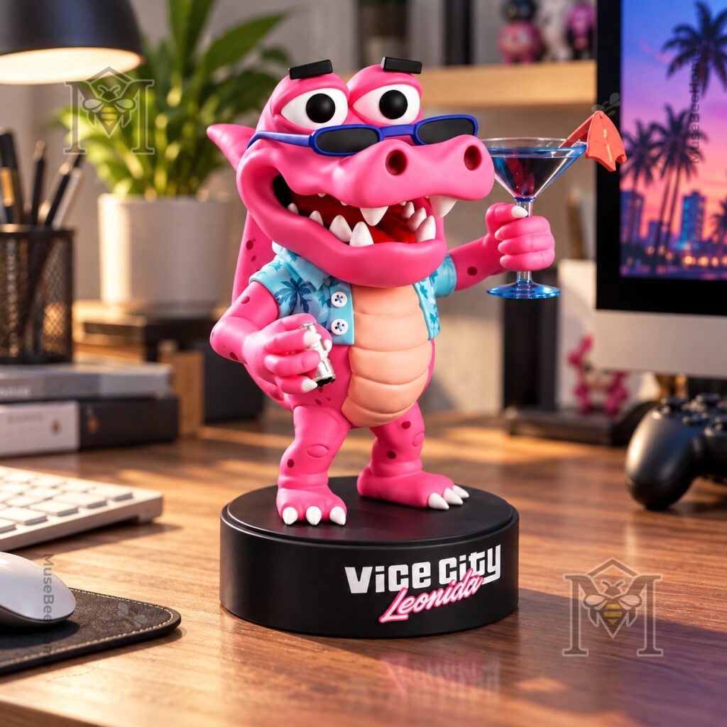 Macca the Gator Vice City Leonida Grand Theft Auto VI GTA 6 Figure - photo 3