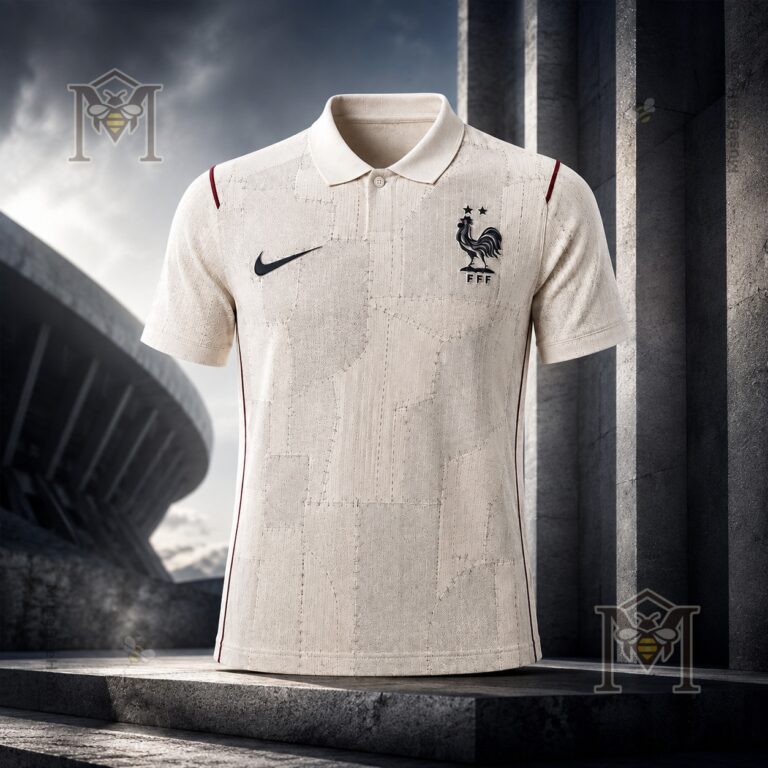 Maison Margiela France National Football Team x Nike Polo - crest and Nike logo