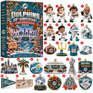 Miami Dolphins 60th Anniversary Advent Calendar 2026 - photo 2