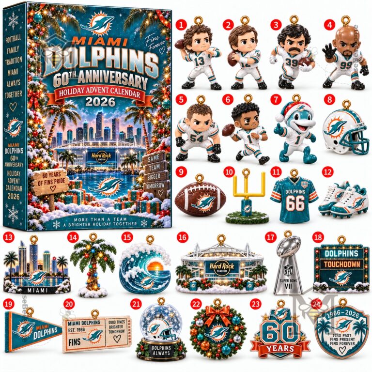 Miami Dolphins 60th Anniversary Advent Calendar 2026 - photo 2