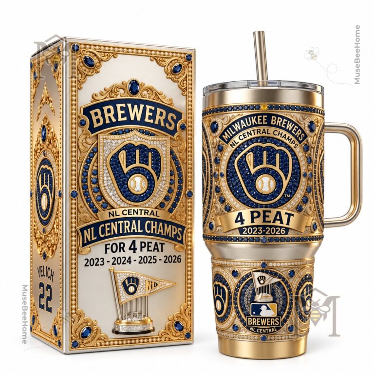 Milwaukee Brewers 2026 NL Central 4-Peat Tribute Tumbler - photo 2