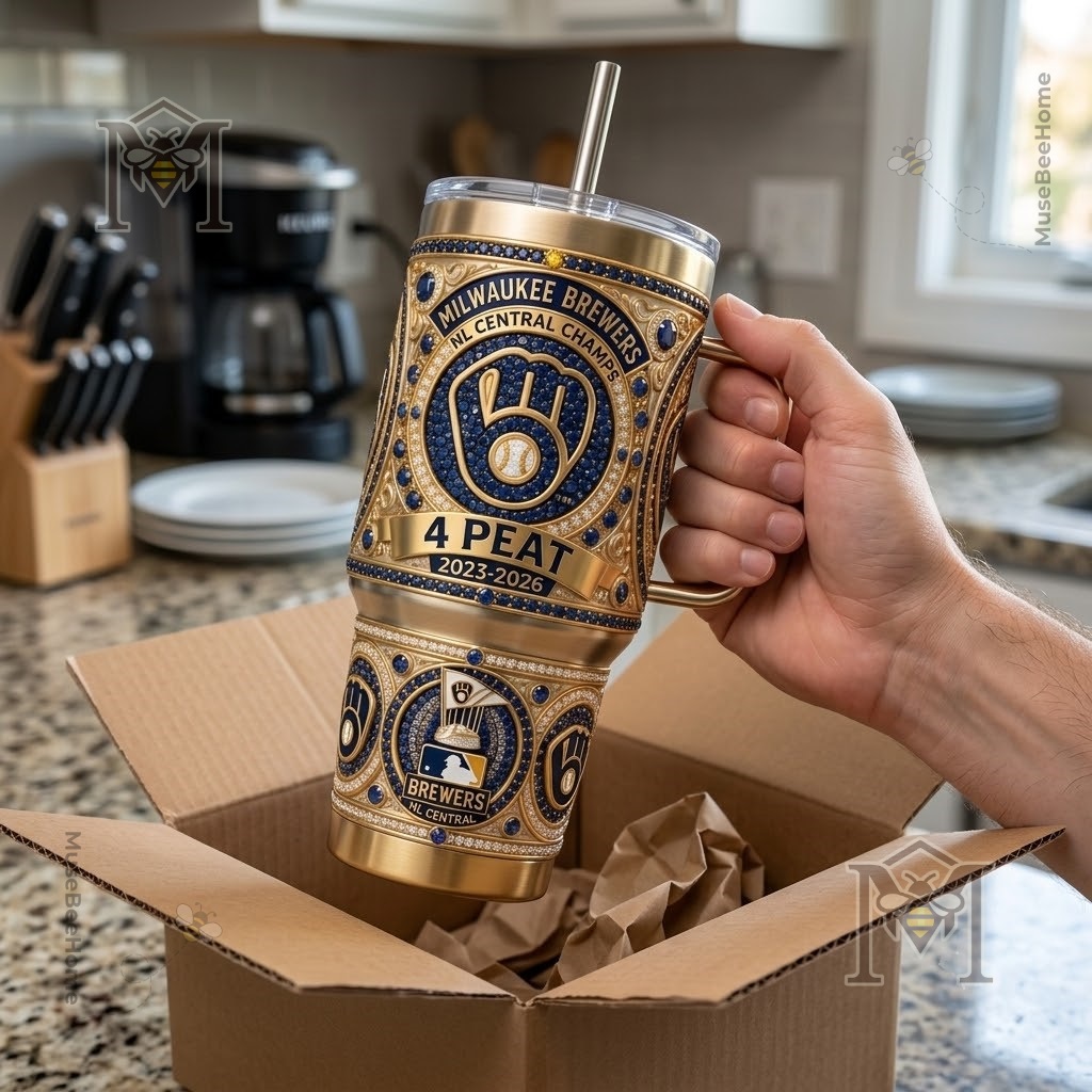 Milwaukee Brewers 2026 NL Central 4-Peat Tribute Tumbler - photo 4