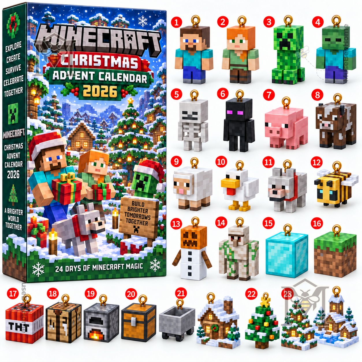 Minecraft Christmas Advent Calendar 2026 - photo 2