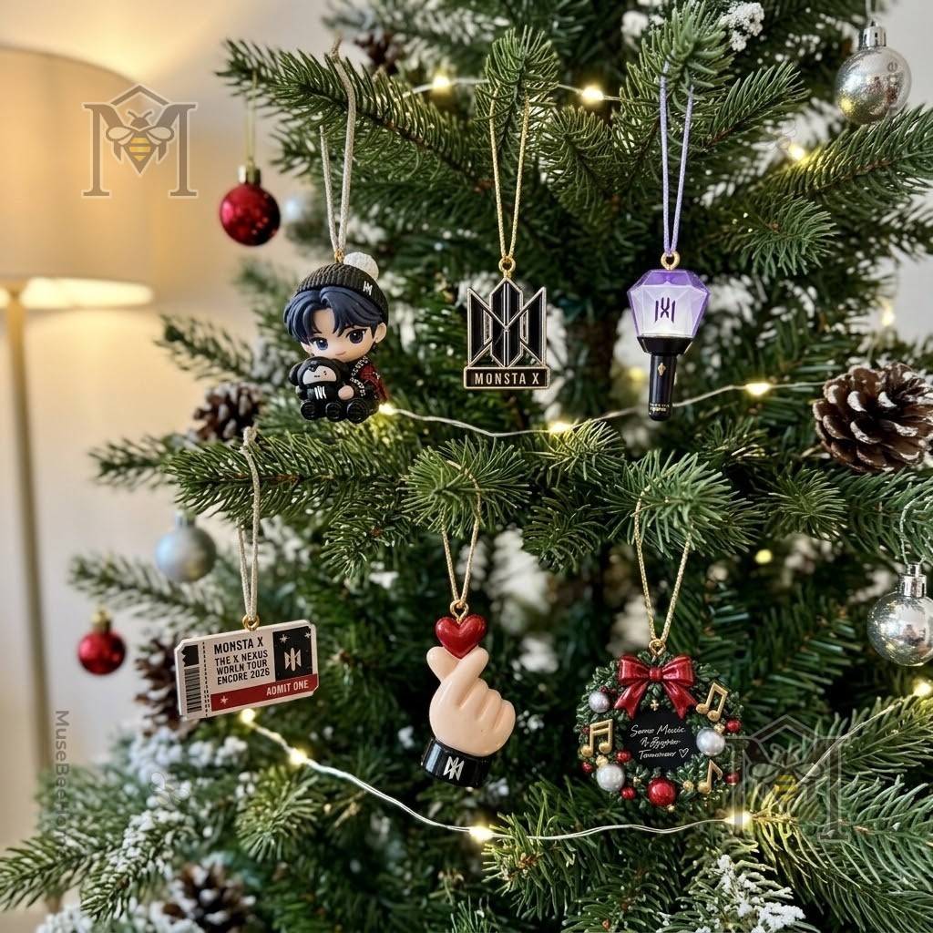 MONSTA X THE X NEXUS World Tour Encore 2026 Holiday Advent Calendar - angled box view
