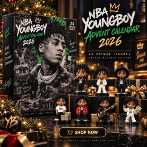 NBA YoungBoy 2026 Advent Calendar - boxed display with miniature figures