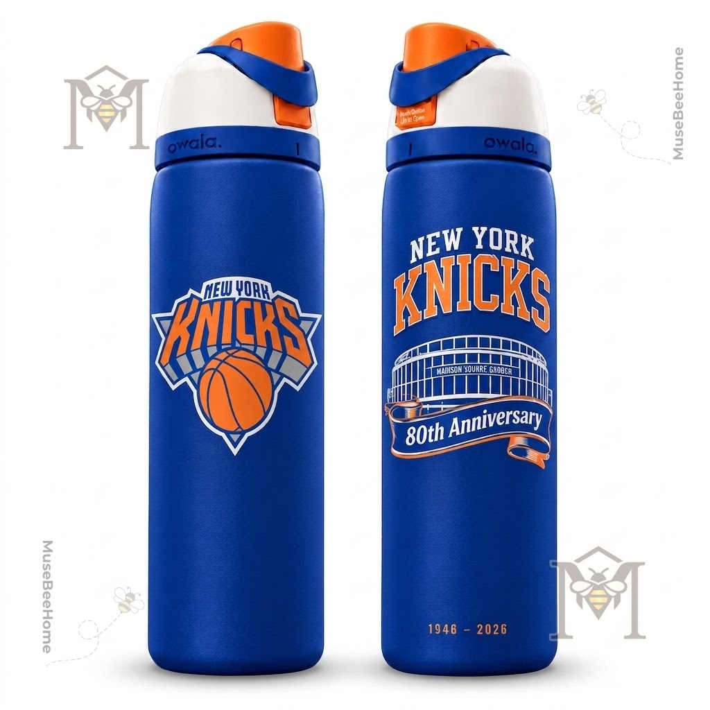 New York Knicks 80th Anniversary Madison Square Garden Water Bottle - photo 4