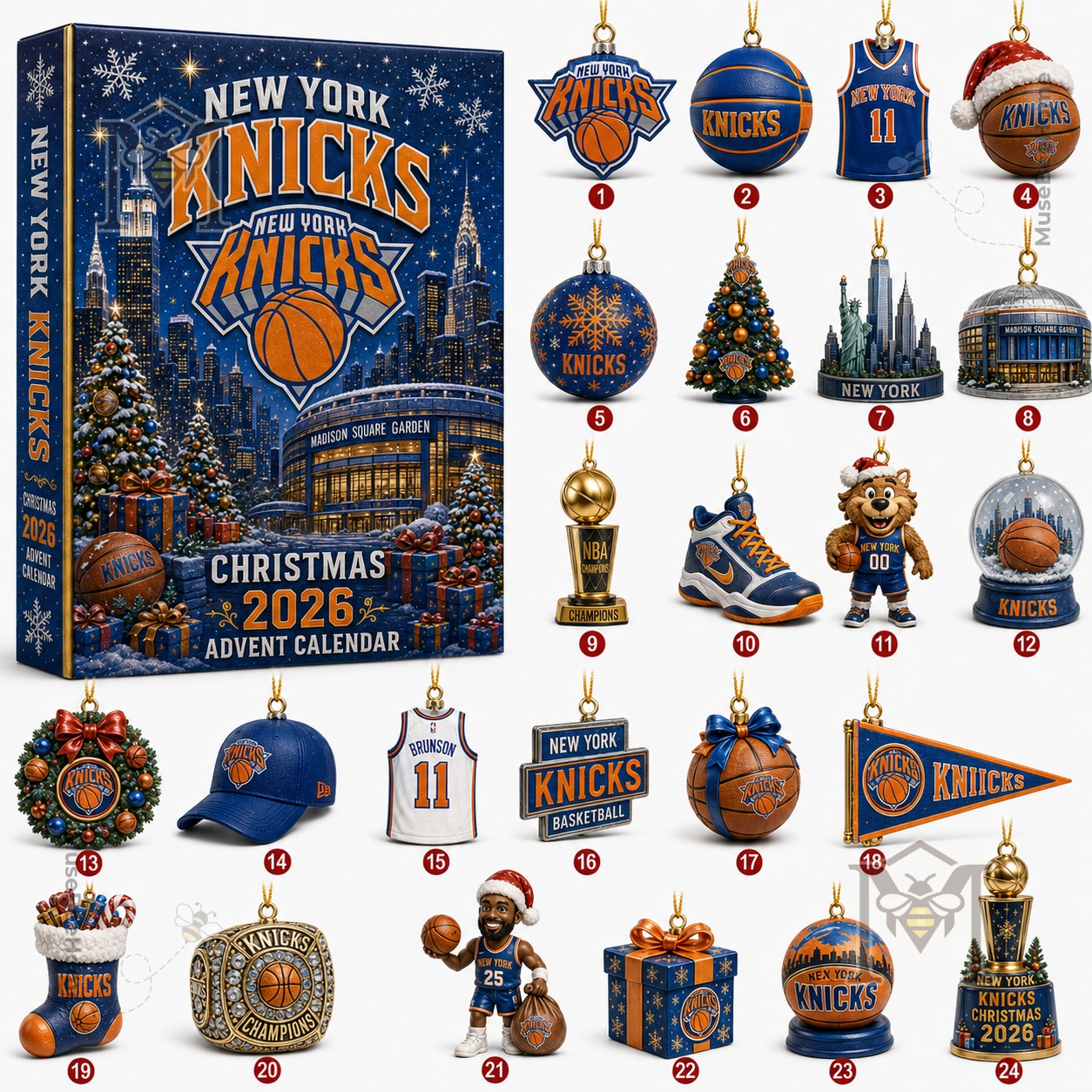 New York Knicks Christmas 2026 Advent Calendar - photo 2