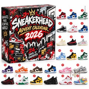 Nike 24-Day Sneaker Season 2026 Advent Calendar - close view of graffiti-style box artwork