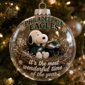 Philadelphia Eagles Snoopy Global Ornament 2026 - photo 2