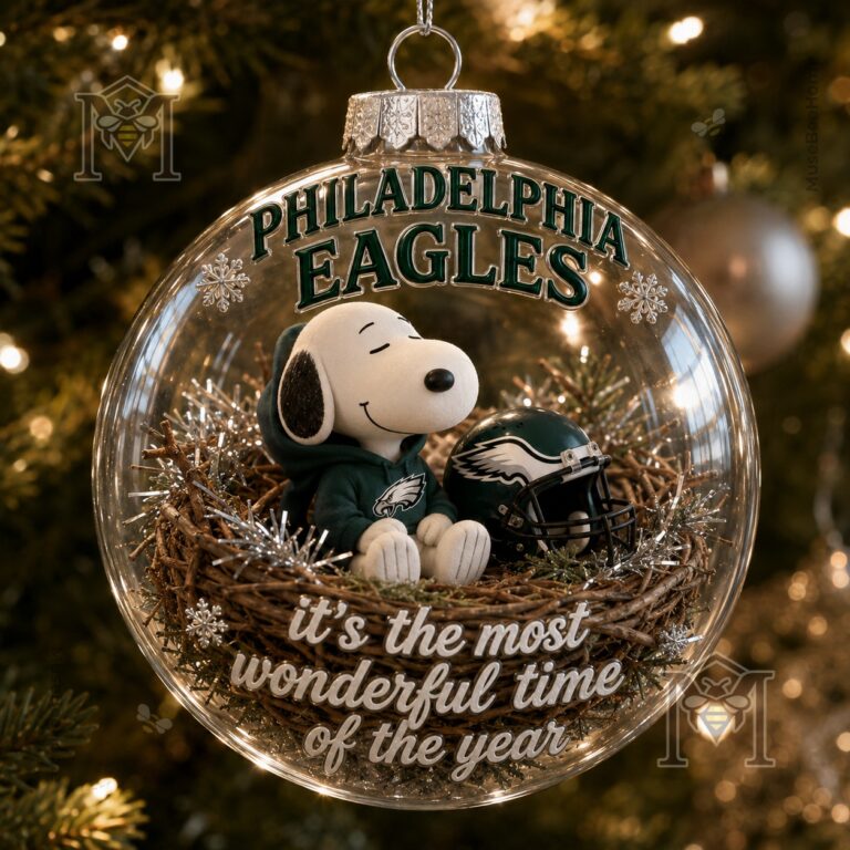 Philadelphia Eagles Snoopy Global Ornament 2026 - photo 2