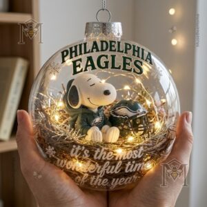 Philadelphia Eagles Snoopy Global Ornament 2026 - photo 4