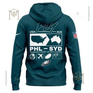 Philadelphia Eagles Sydney Australia Kangaroo Hoodie - photo 4