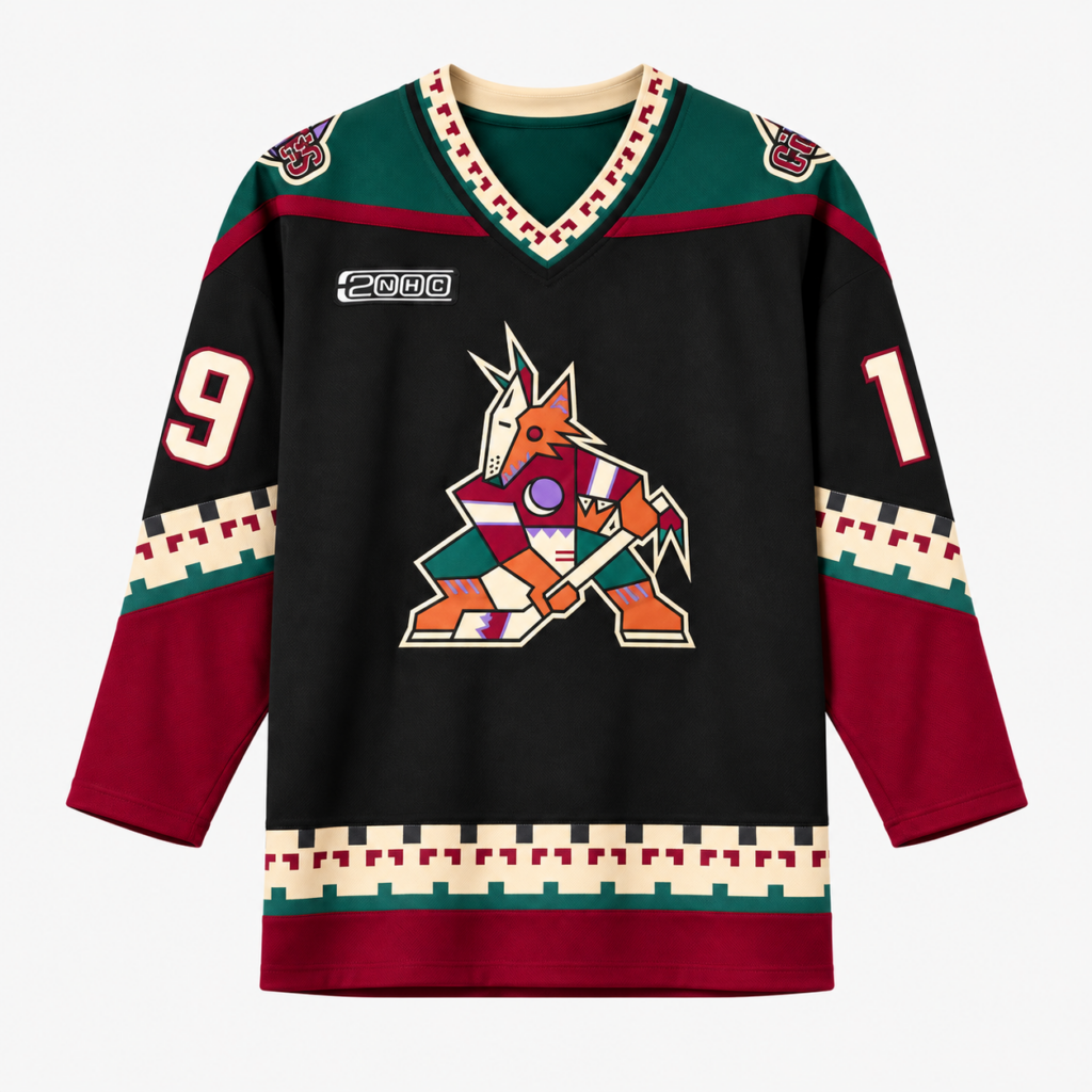 Phoenix Coyotes Vintage Kachina Hockey Jersey - photo 2