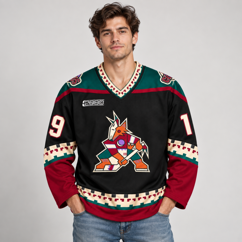 Phoenix Coyotes Vintage Kachina Hockey Jersey - photo 3