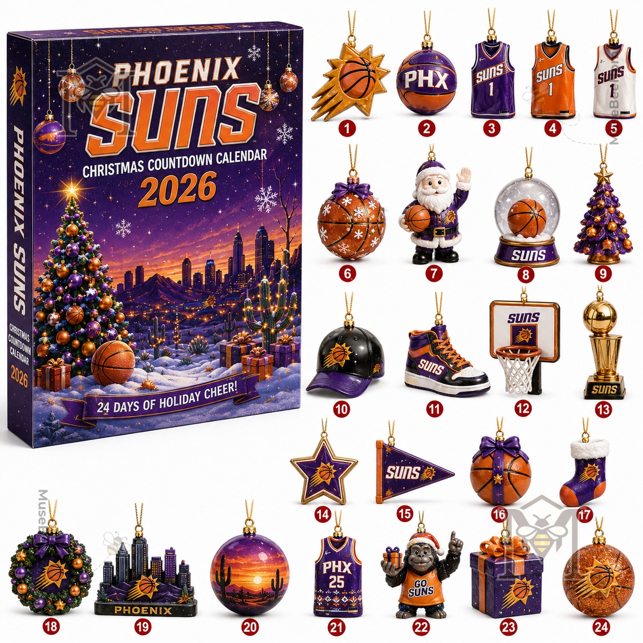 Phoenix Suns Christmas 2026 Advent Calendar - photo 2