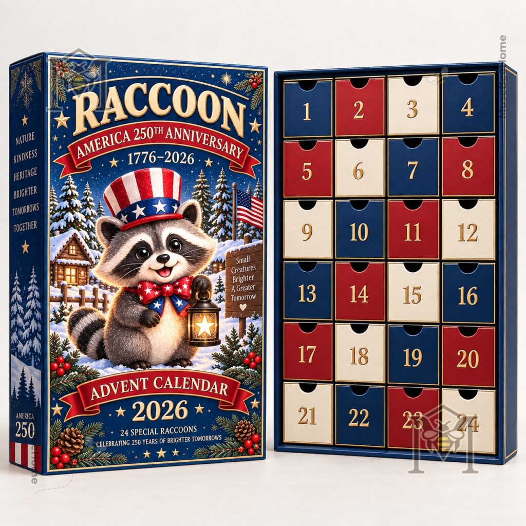 Raccoon America 250th Anniversary 2026 Advent Calendar - photo 3