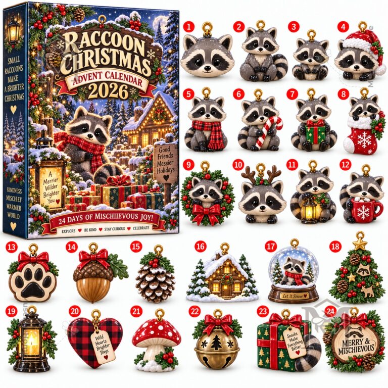 Raccoon Christmas Advent Calendar 2026 - photo 2