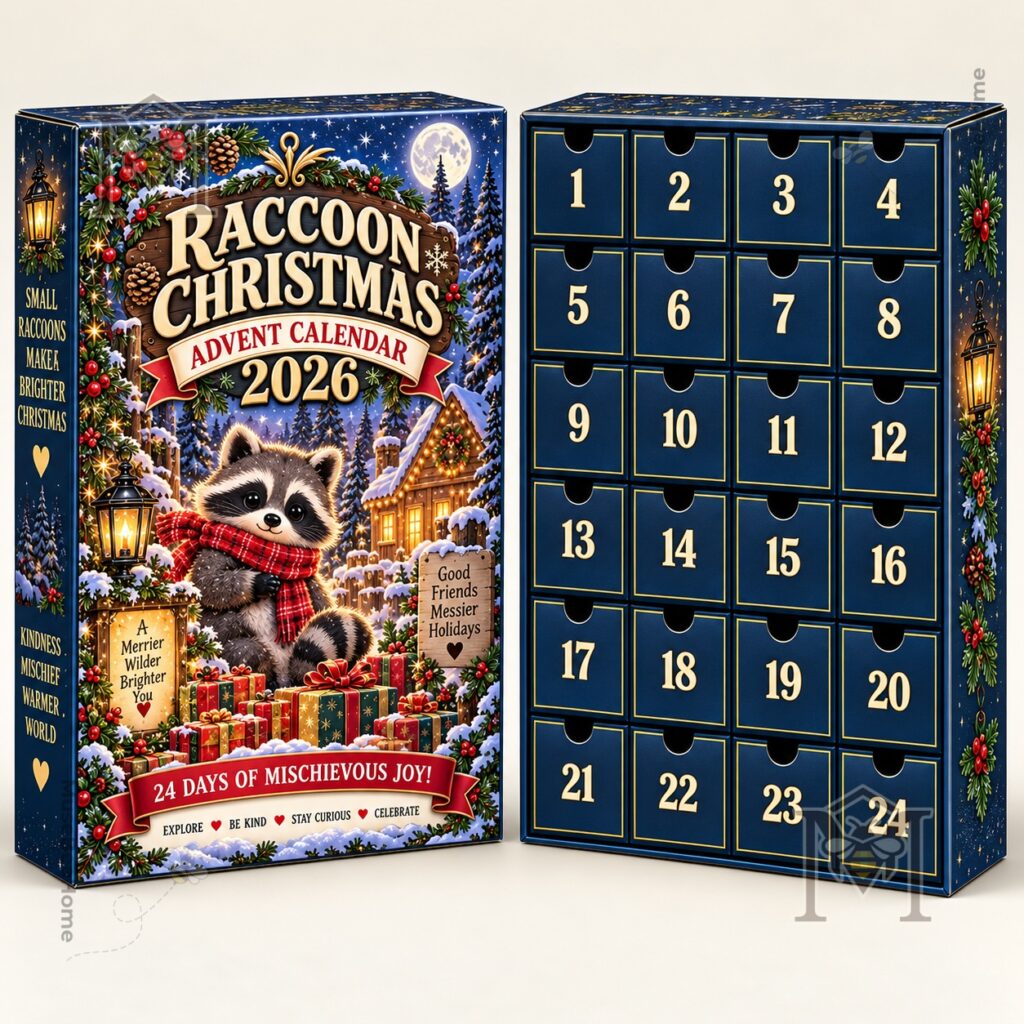 Raccoon Christmas Advent Calendar 2026 - photo 3