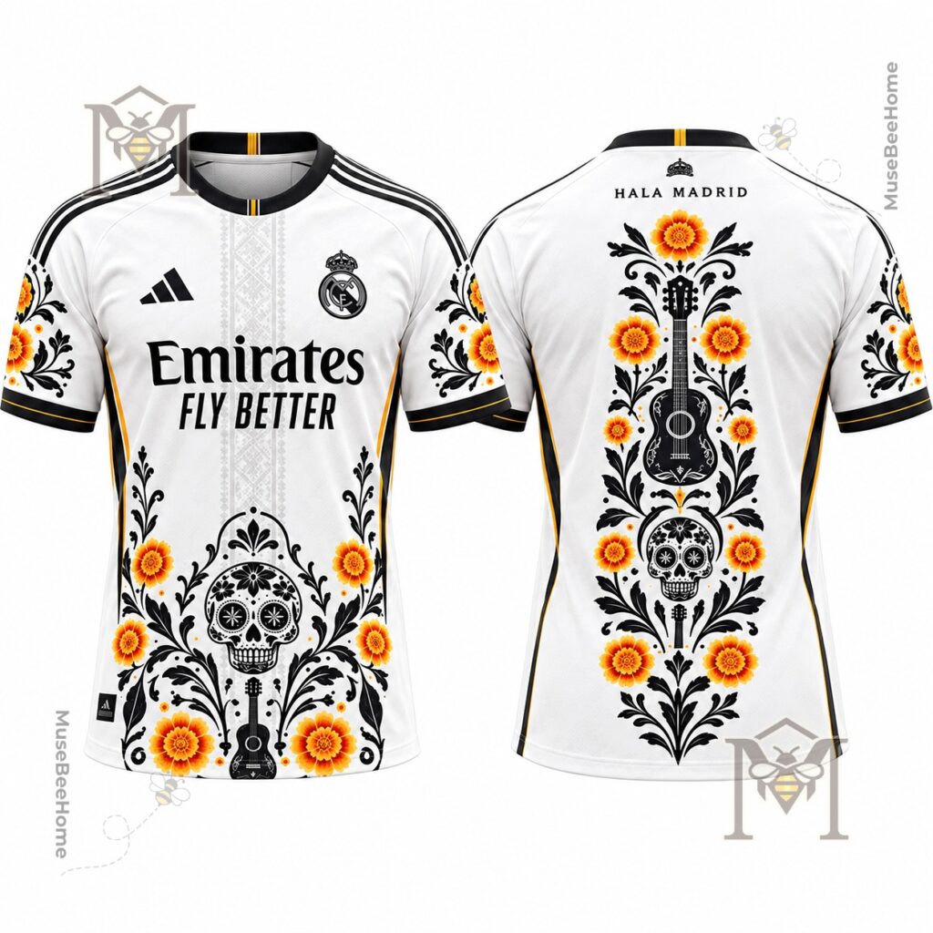 Real Madrid Dia de los Muertos Jersey - photo 3