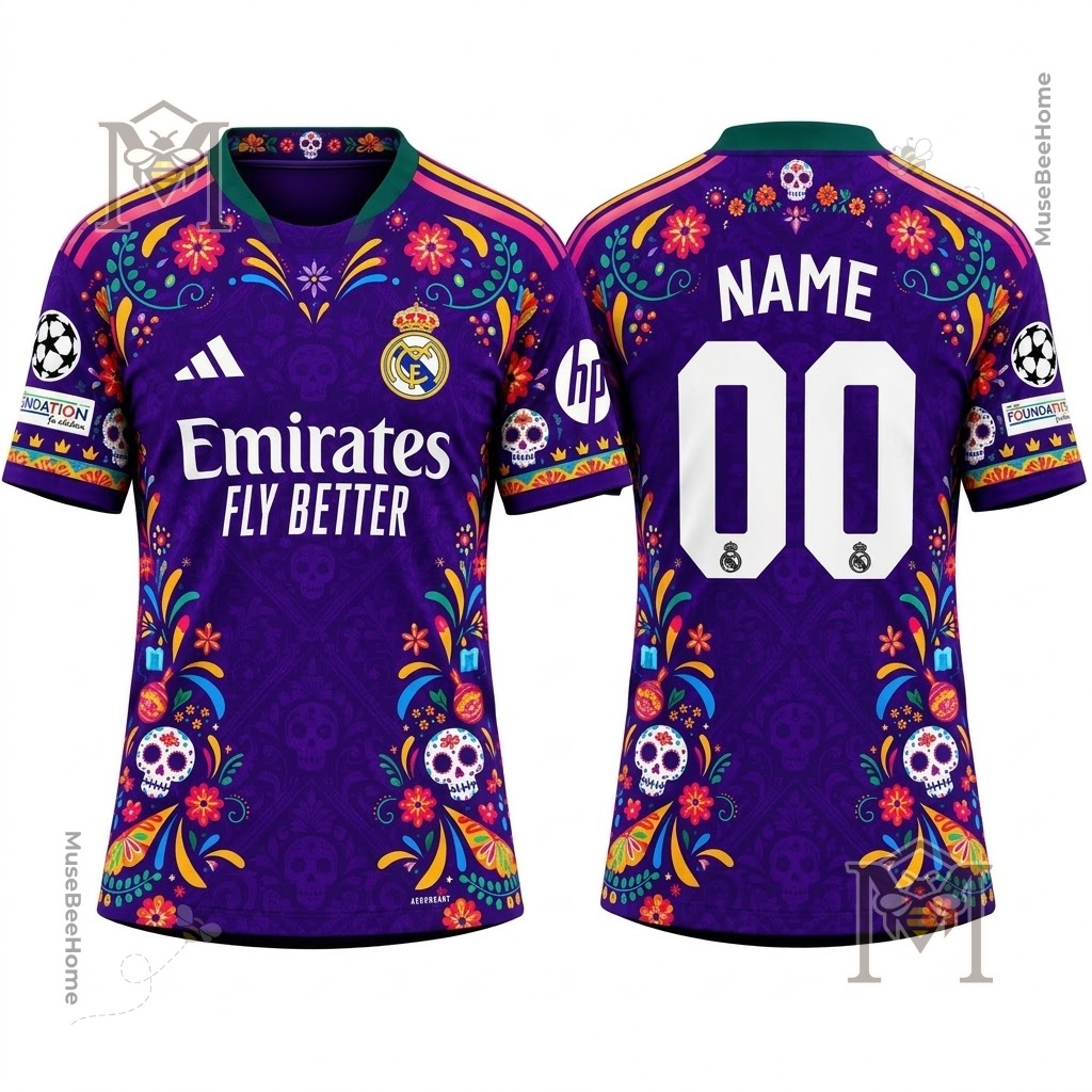 Real Madrid Día de Muertos Football Jersey - photo 2