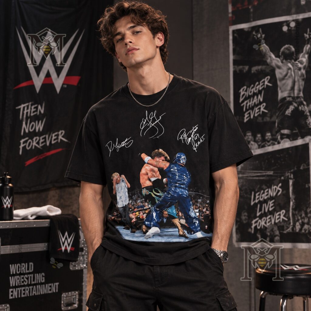 Rey Mysterio Eddie Guerrero SmackDown Rivalry T-Shirt - photo 4