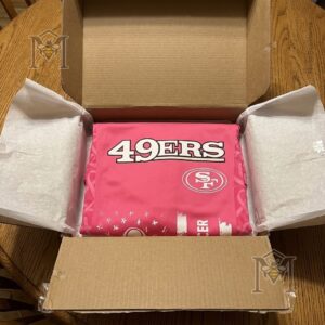 San Francisco 49ers Breast Cancer Awareness Month Custom Jersey - photo 4