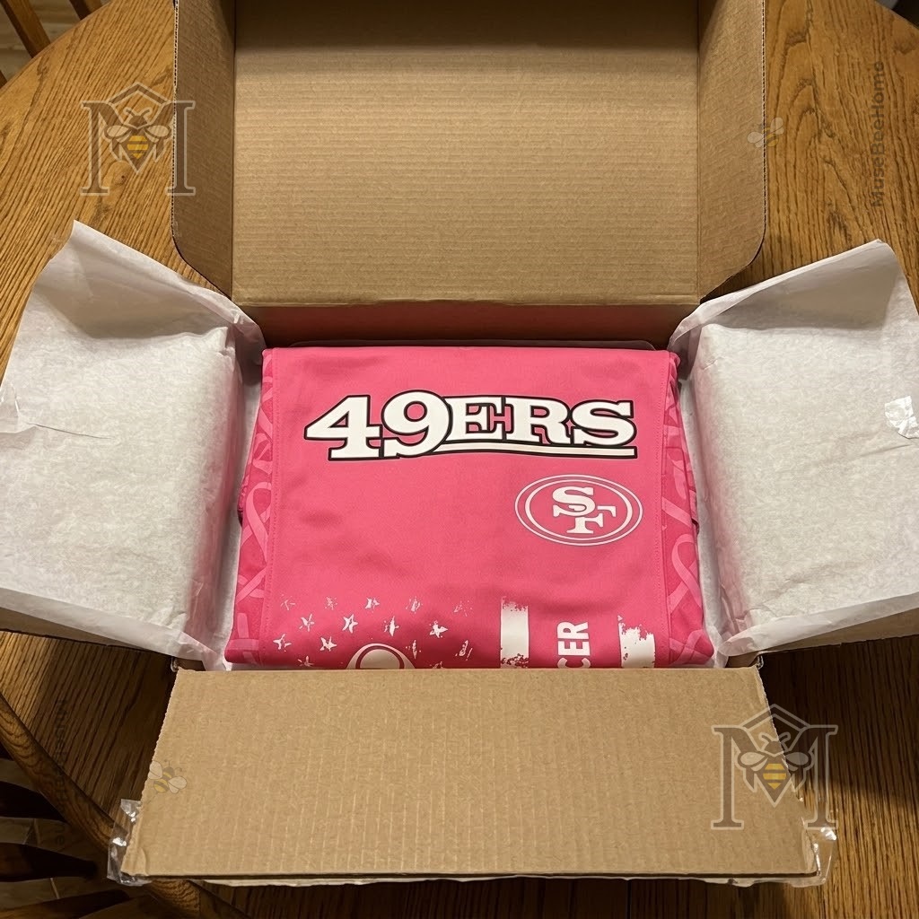 San Francisco 49ers Breast Cancer Awareness Month Custom Jersey - photo 4