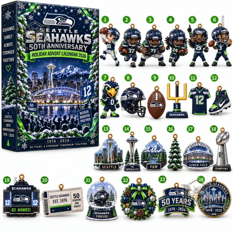 Seattle Seahawks 50th Anniversary Advent Calendar 2026 - photo 2