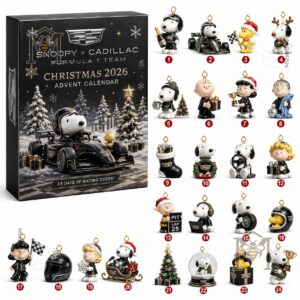Snoopy Cadillac Formula 1 Team Christmas 2026 Advent Calendar - photo 2