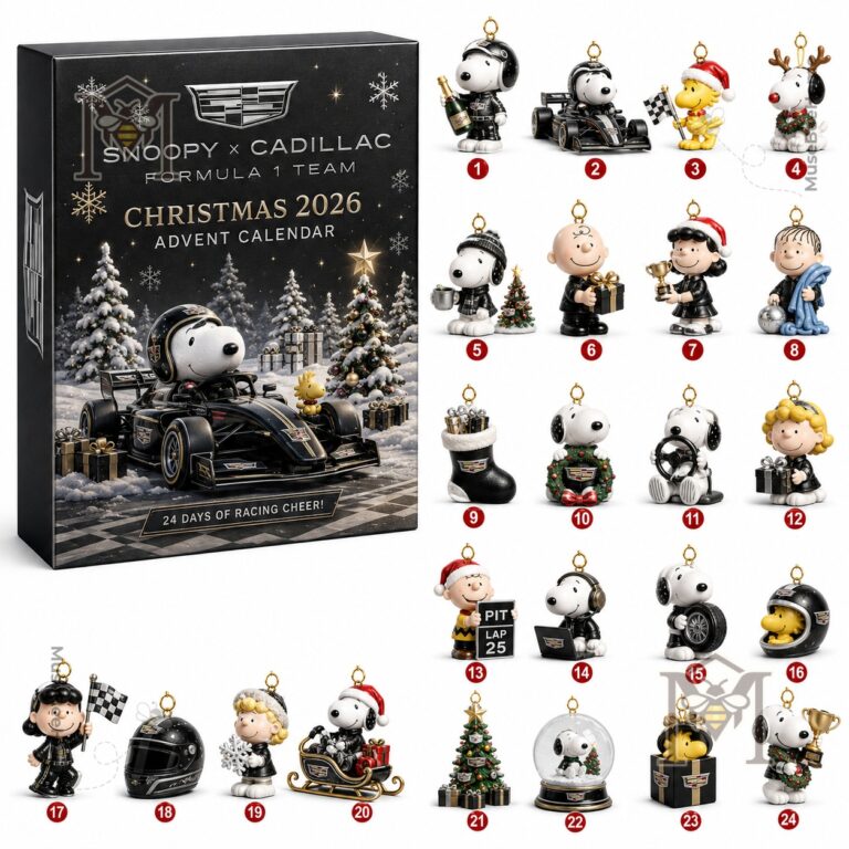 Snoopy Cadillac Formula 1 Team Christmas 2026 Advent Calendar - photo 2