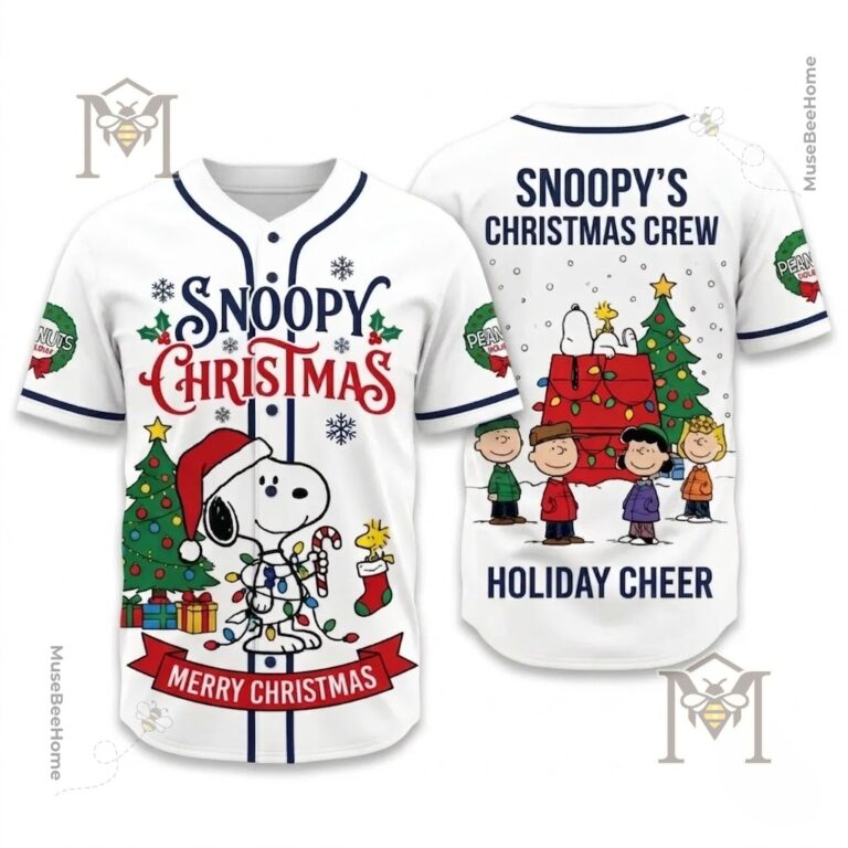 Snoopy Christmas Baseball Jersey - photo 2