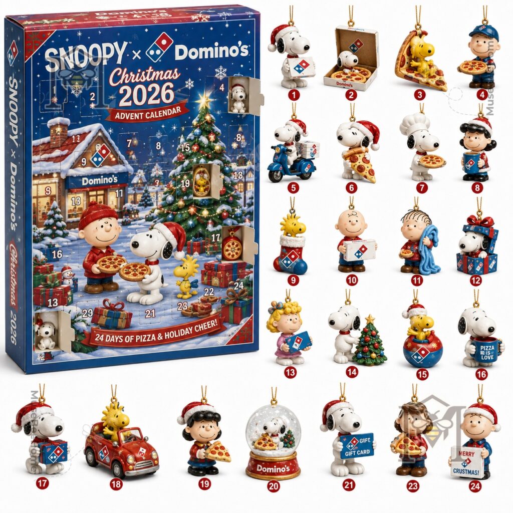 Snoopy Domino's Christmas 2026 Advent Calendar - photo 2