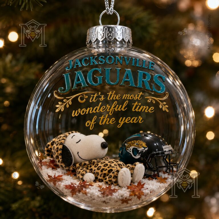 Snoopy Jacksonville Jaguars Christmas Global Ornament 2026 - photo 2