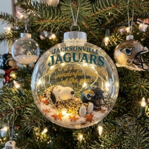 Snoopy Jacksonville Jaguars Christmas Global Ornament 2026 - photo 3