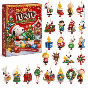 Snoopy M&M'S Christmas Countdown 2026 Advent Calendar - photo 2