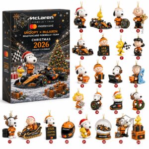 Snoopy McLaren Mastercard Formula 1 Team Christmas 2026 Advent Calendar - photo 2