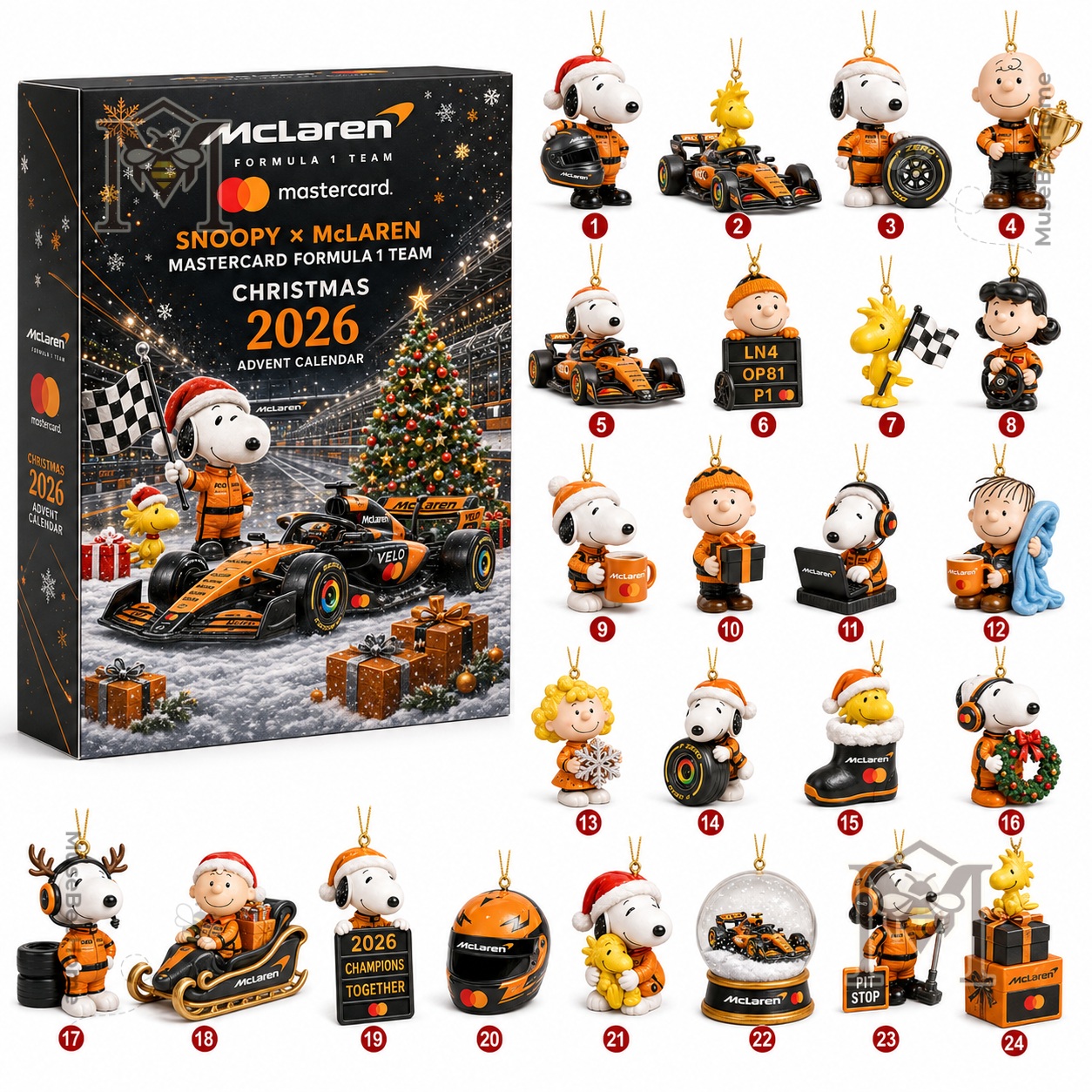 Snoopy McLaren F1 2026 Advent Calendar - photo 2