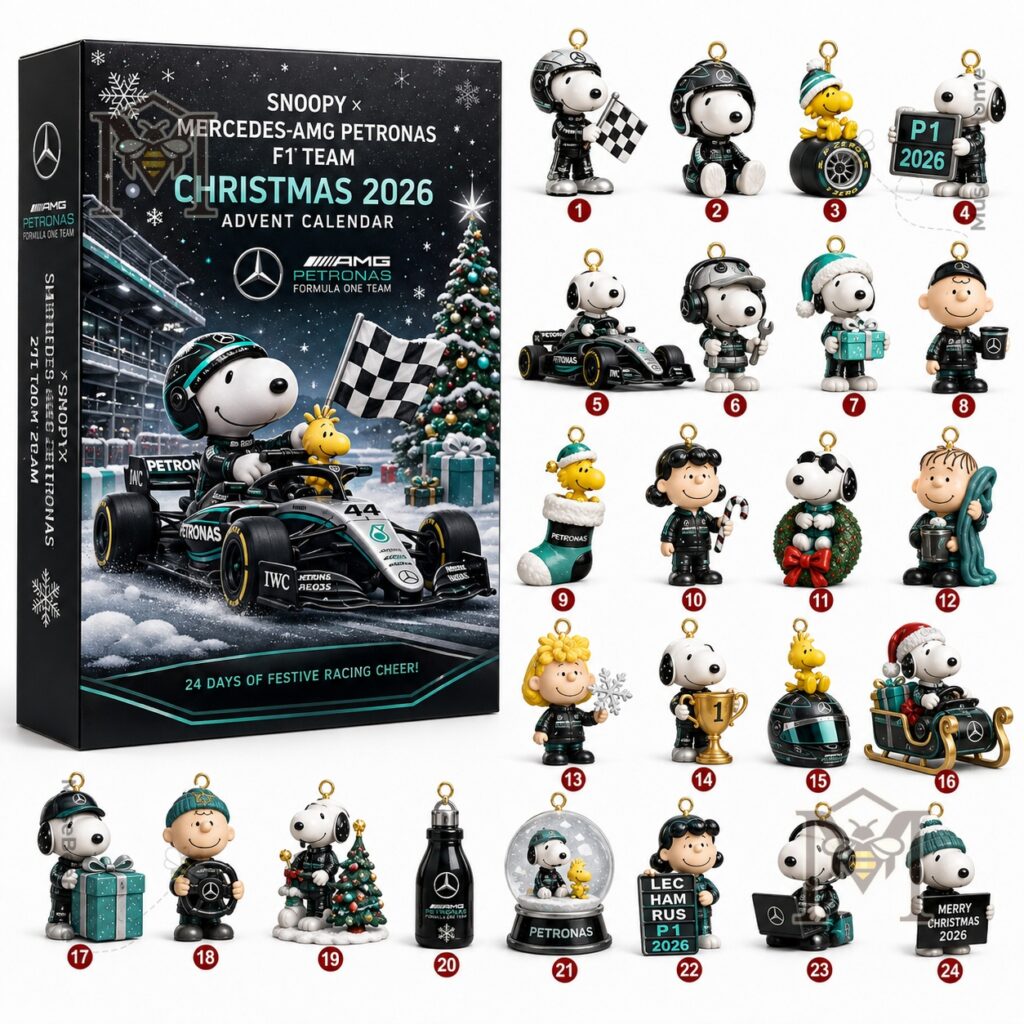 Snoopy Mercedes-AMG PETRONAS Formula 1 Team Christmas 2026 Advent Calendar - photo 2