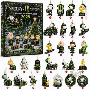 Snoopy Monster Energy Christmas Countdown 2026 Advent Calendar - photo 2