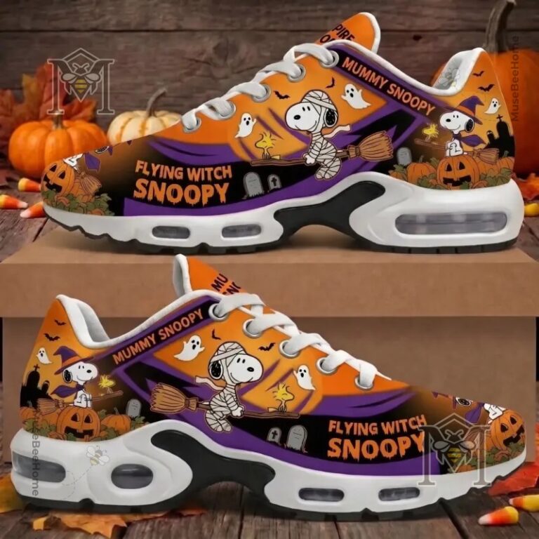 Snoopy Mummy Witch Halloween Air Max Shoes - photo 2