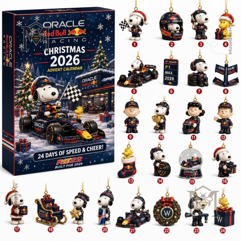 Snoopy Oracle Red Bull Racing Christmas 2026 Advent Calendar - photo 2