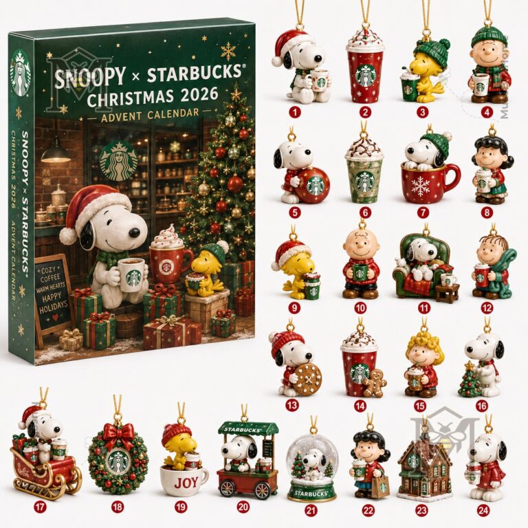 Snoopy Starbucks Christmas Countdown 2026 Advent Calendar - photo 2