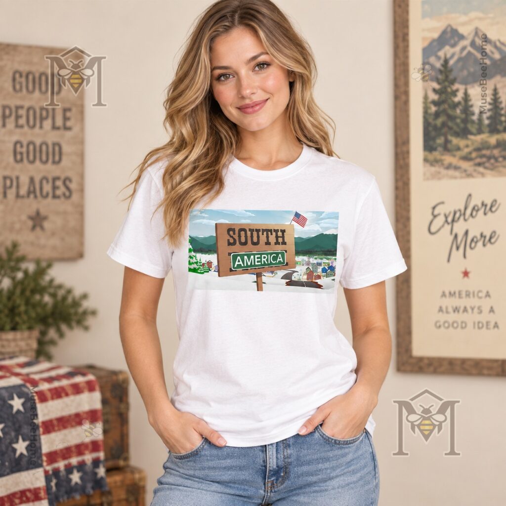 South Park South America Sign Satire T-Shirt - photo 3