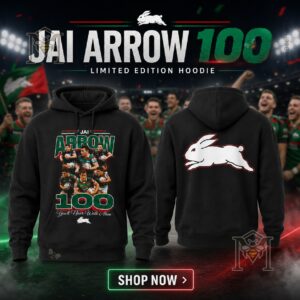 South Sydney Rabbitohs Jai Arrow 100 You'll Never Walk Alone T-Shirt - photo 2