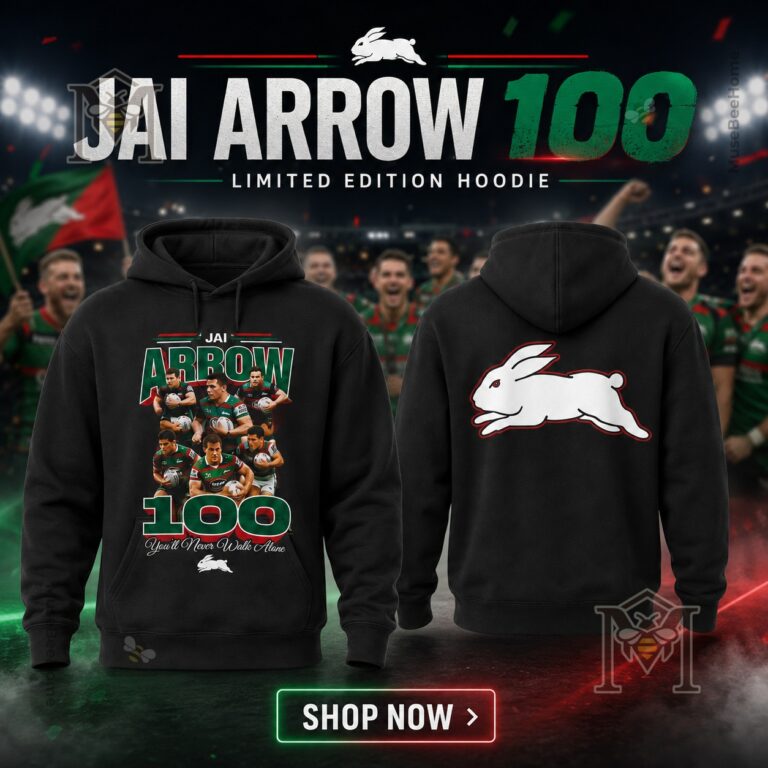 South Sydney Rabbitohs Jai Arrow 100 You'll Never Walk Alone T-Shirt - photo 2